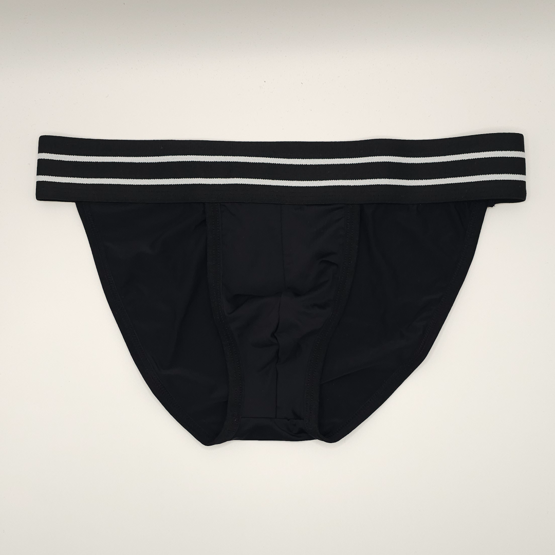 Black Tanga Briefs