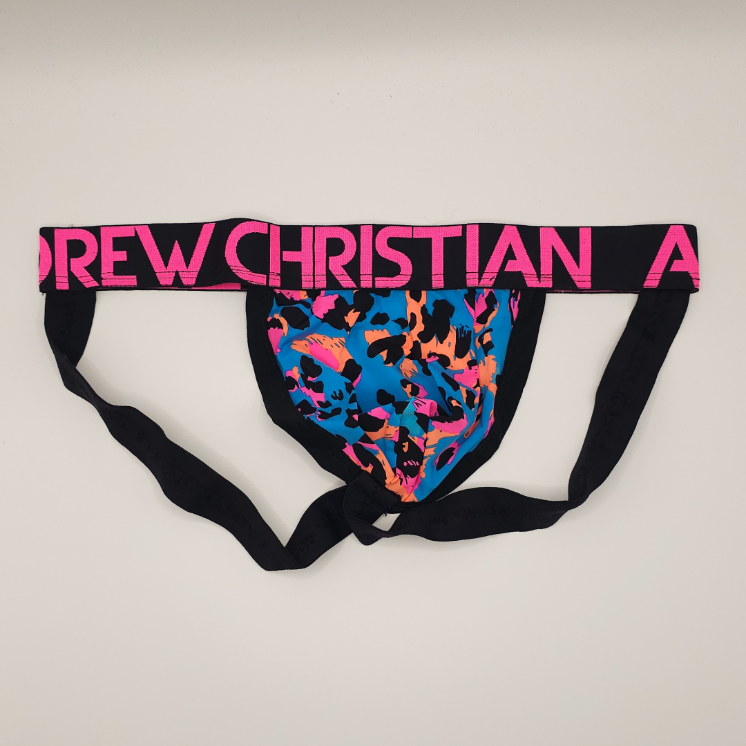 Andrew Christian Jockstrap (pink Logo Waistband)