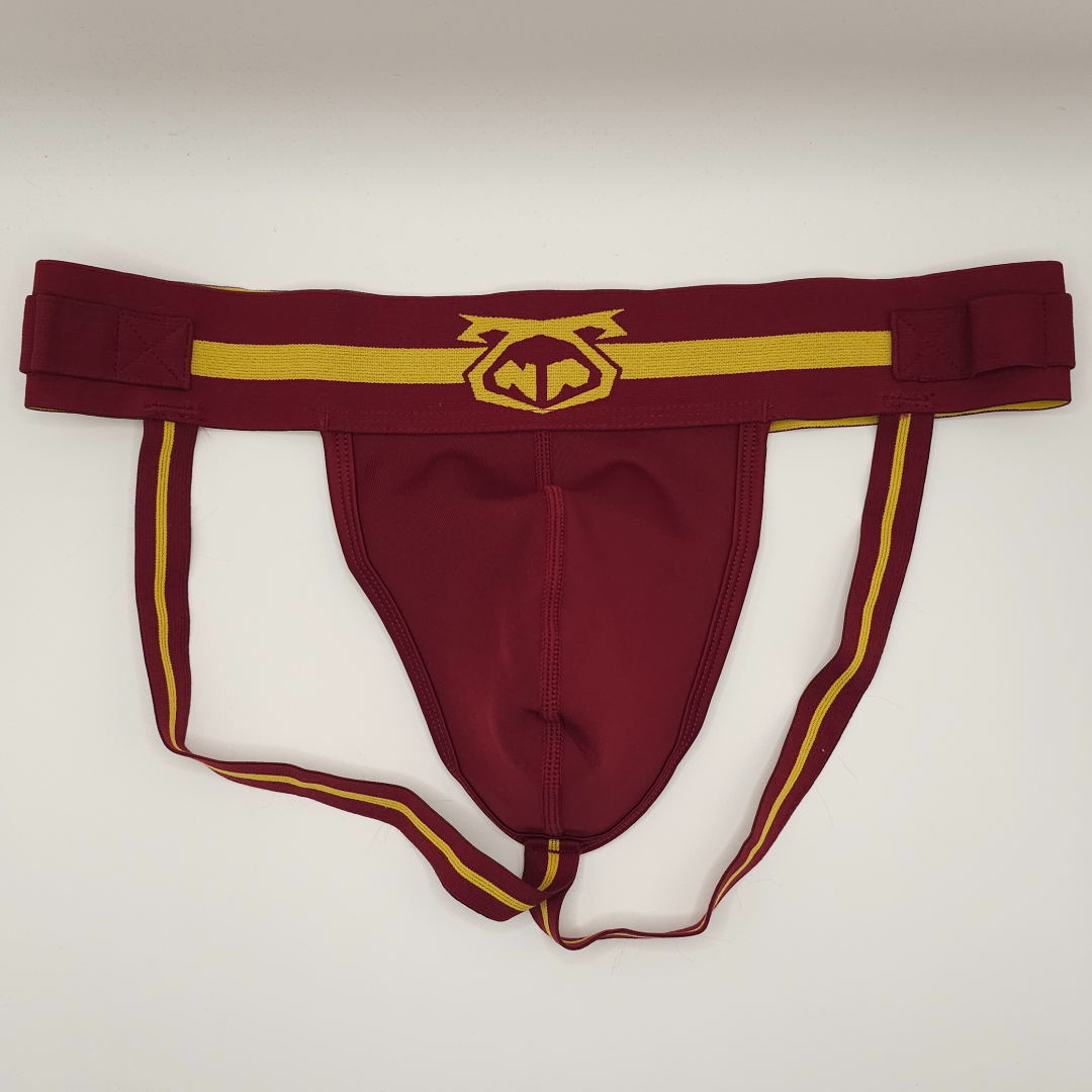 Nasty Pig Varsity Jockstrap Burgunderrot