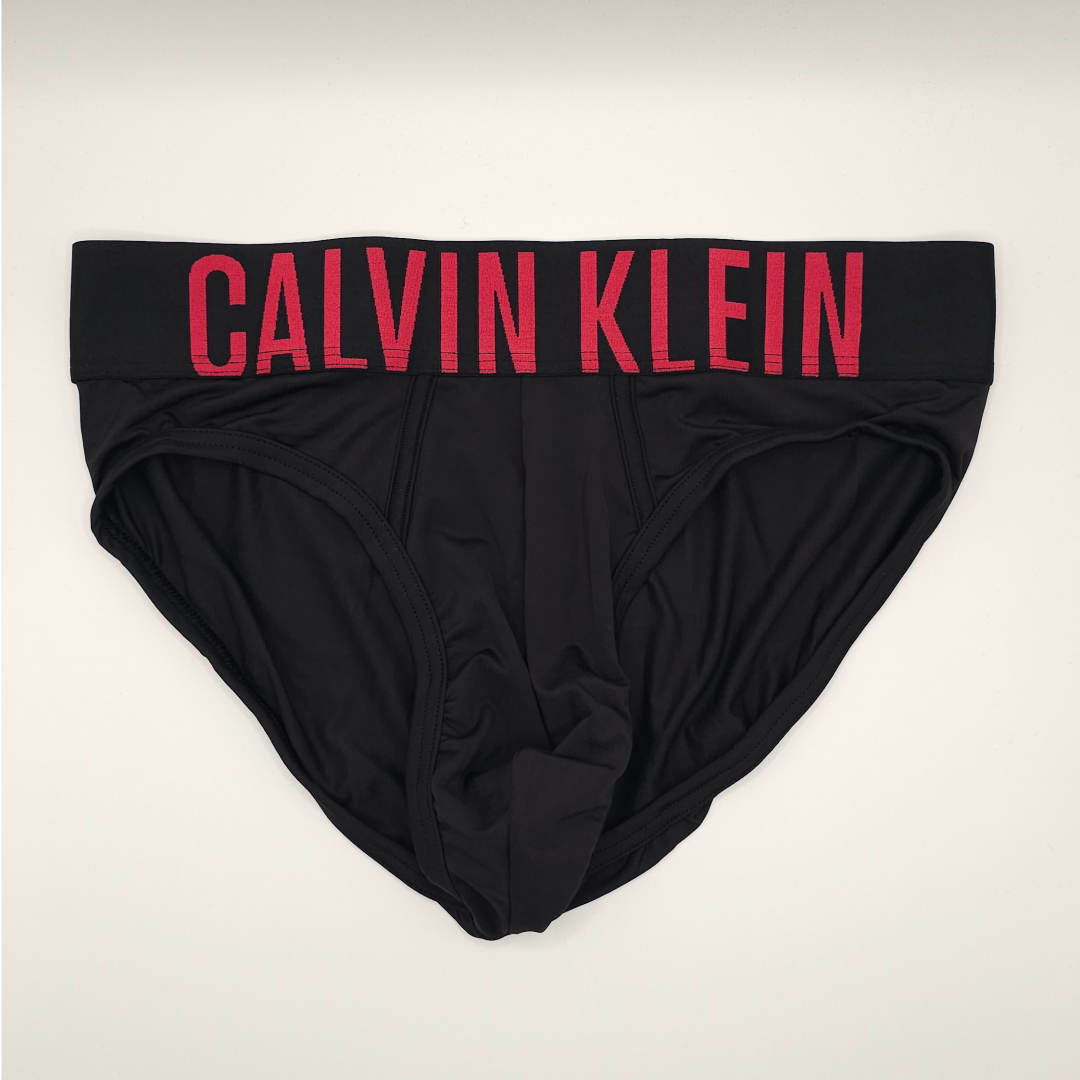Calvin Klein Black Intense Power Brief (red Logo Waistband)