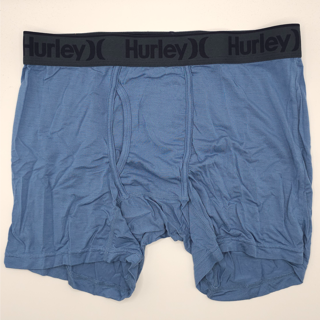 Hurley Blue Beige Briefs (with Fly)