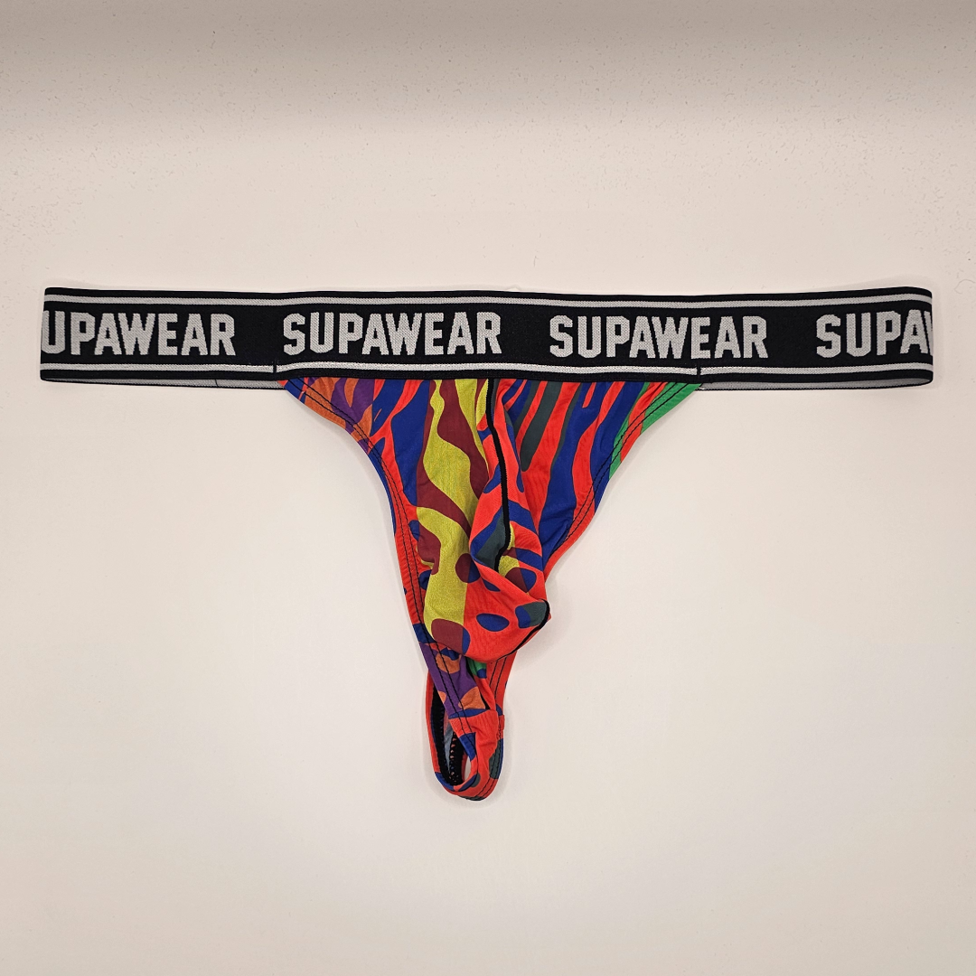 Supawear Pow Thong Crimson Beast