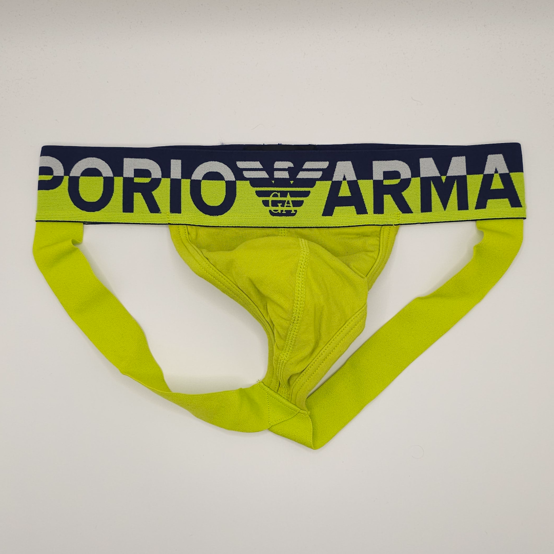 Emporio Armani Megalogo Jockstrap Lime