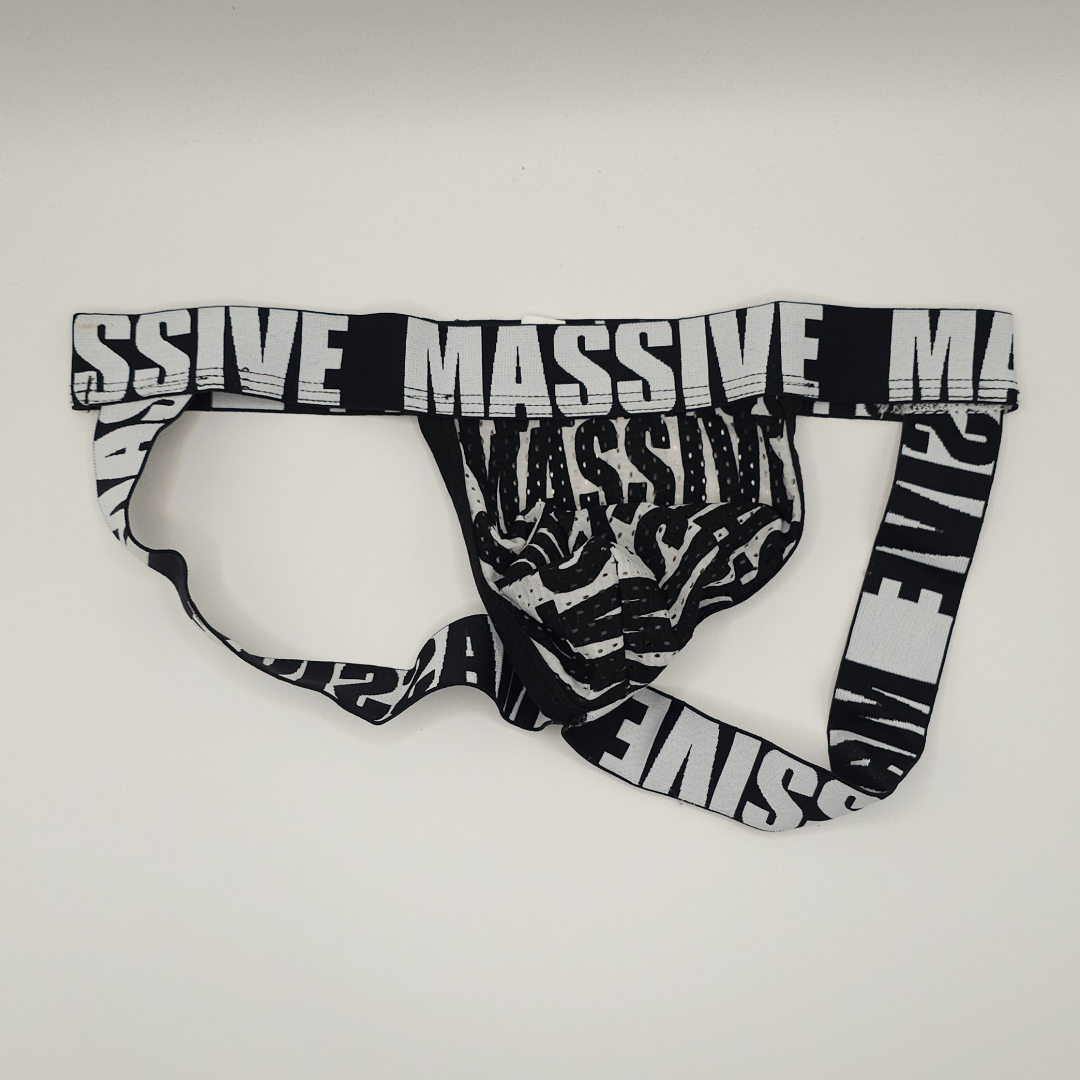 Andrew Christian Massive Bold Jockstrap (black - Whiteà