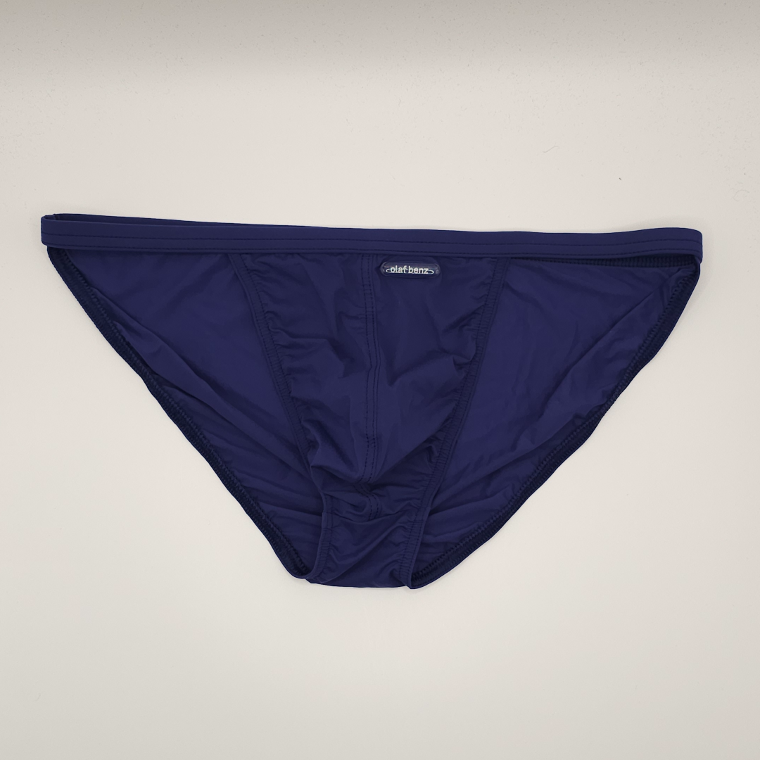 Olaf Benz Navy Blue Tanga Briefs