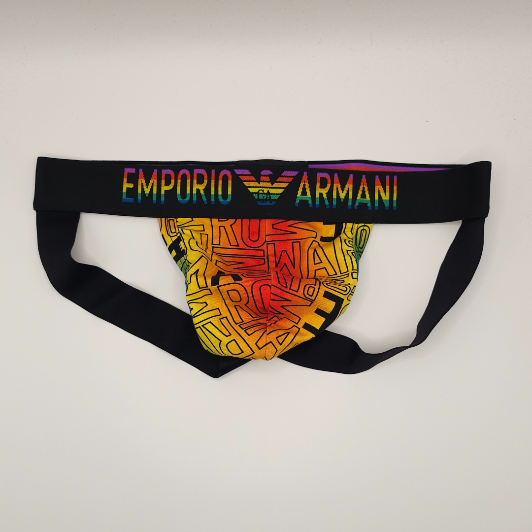 Emporio Armani Rainbow Logo Jockstrap