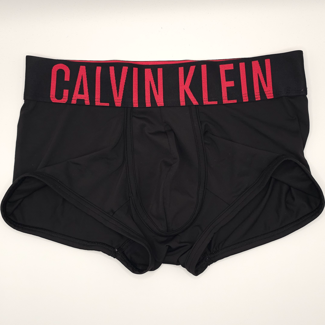 Calvin Klein Black Intense Power Trunk (red Logo Waistband)