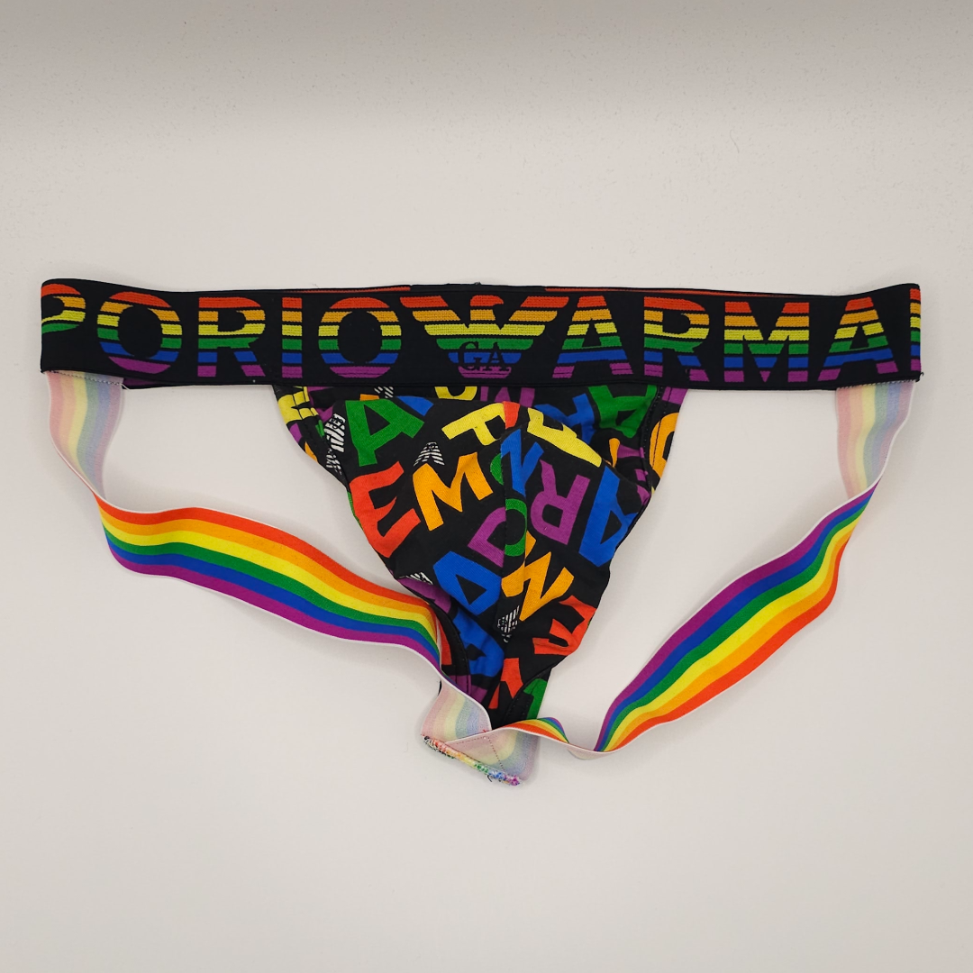 Emporio Armani Rainbow Logo Jockstrap