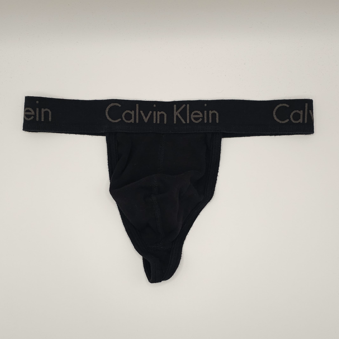 Black Calvin Klein Thong