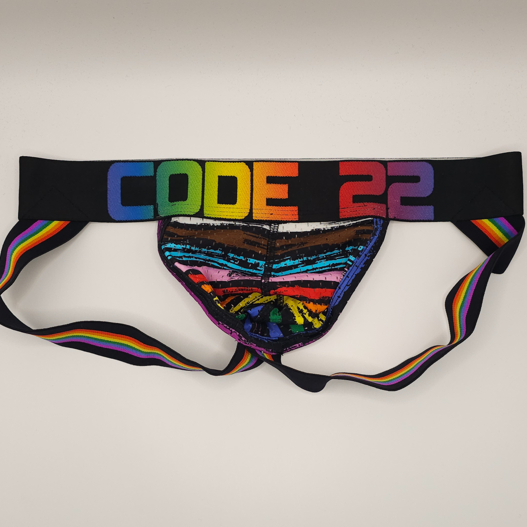 Code 22 Pride Mesh Jockstrap