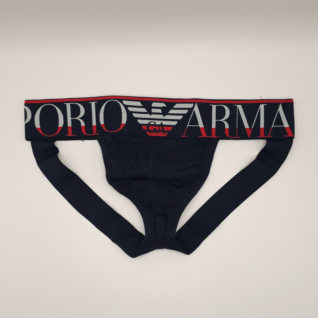 Emporio Armani Megalogo Jockstrap Navy