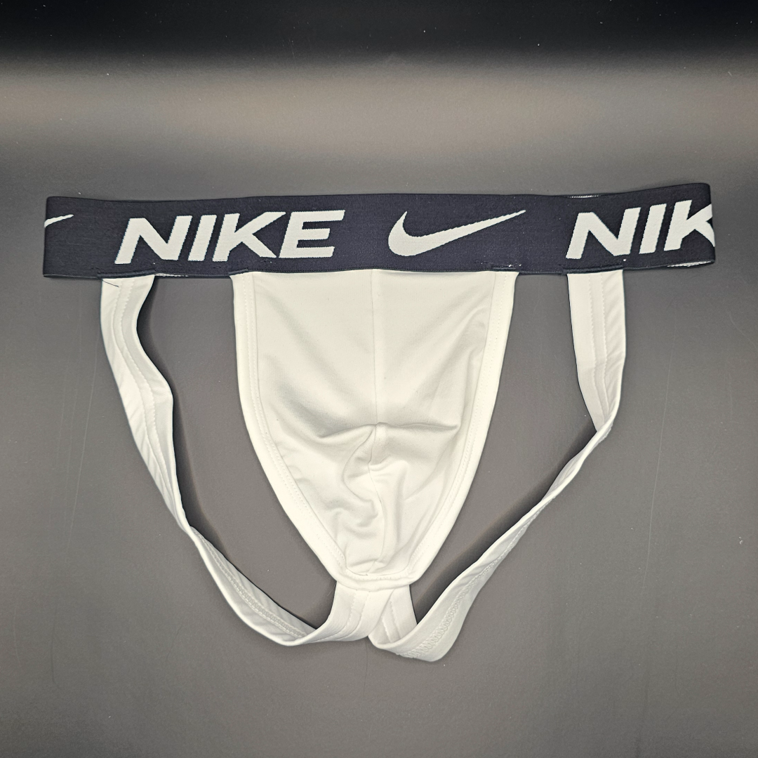 Nike Jockstrap White (black Waistband)