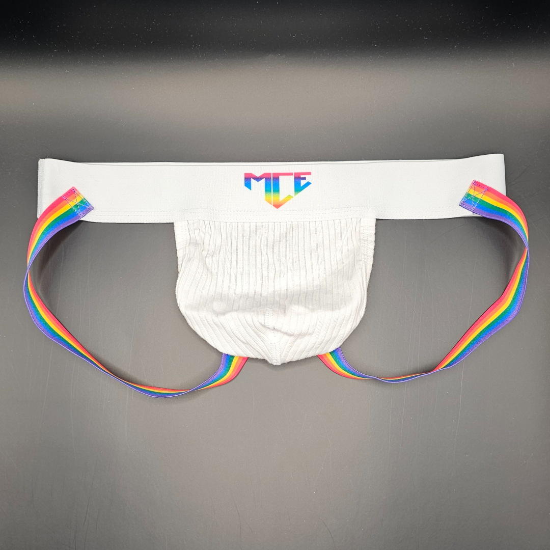 Rainbow Mce Jockstrap (white - Rainbow)