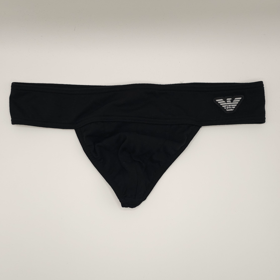 Emporio Armani Black Thong