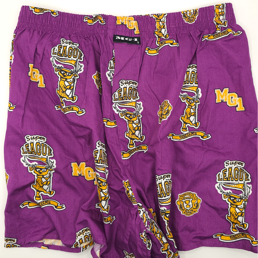 Mg-1 Boxershorts - Mqc (purple - Super League)