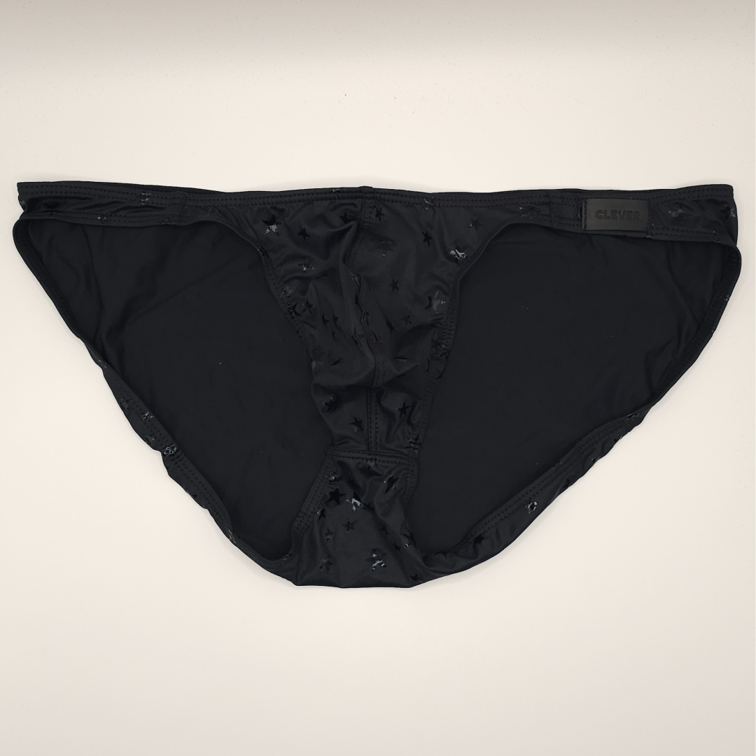 Clever Black Bikini Briefs (stars)