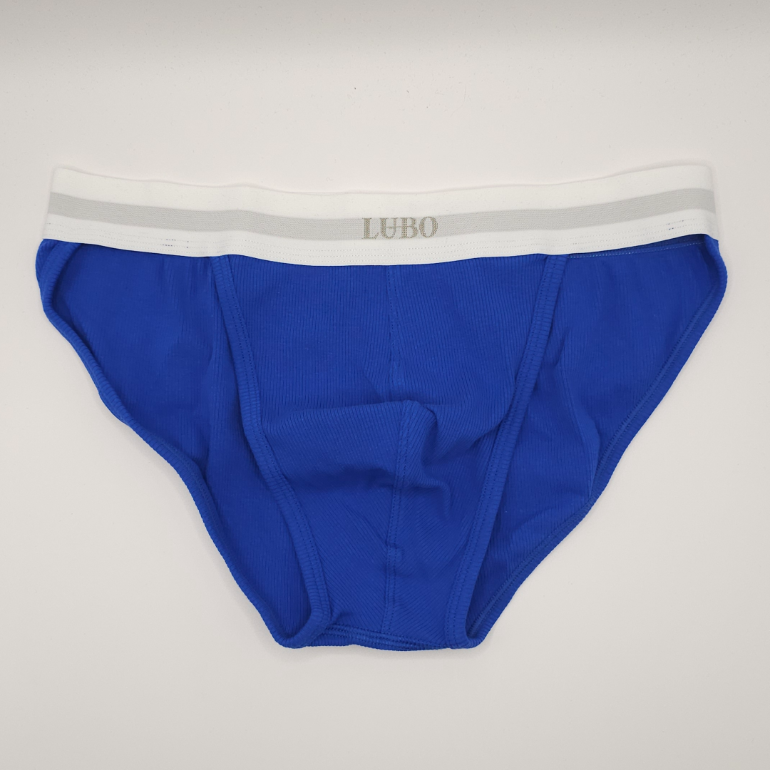 Lubo Original Ribbed Brief (blue)