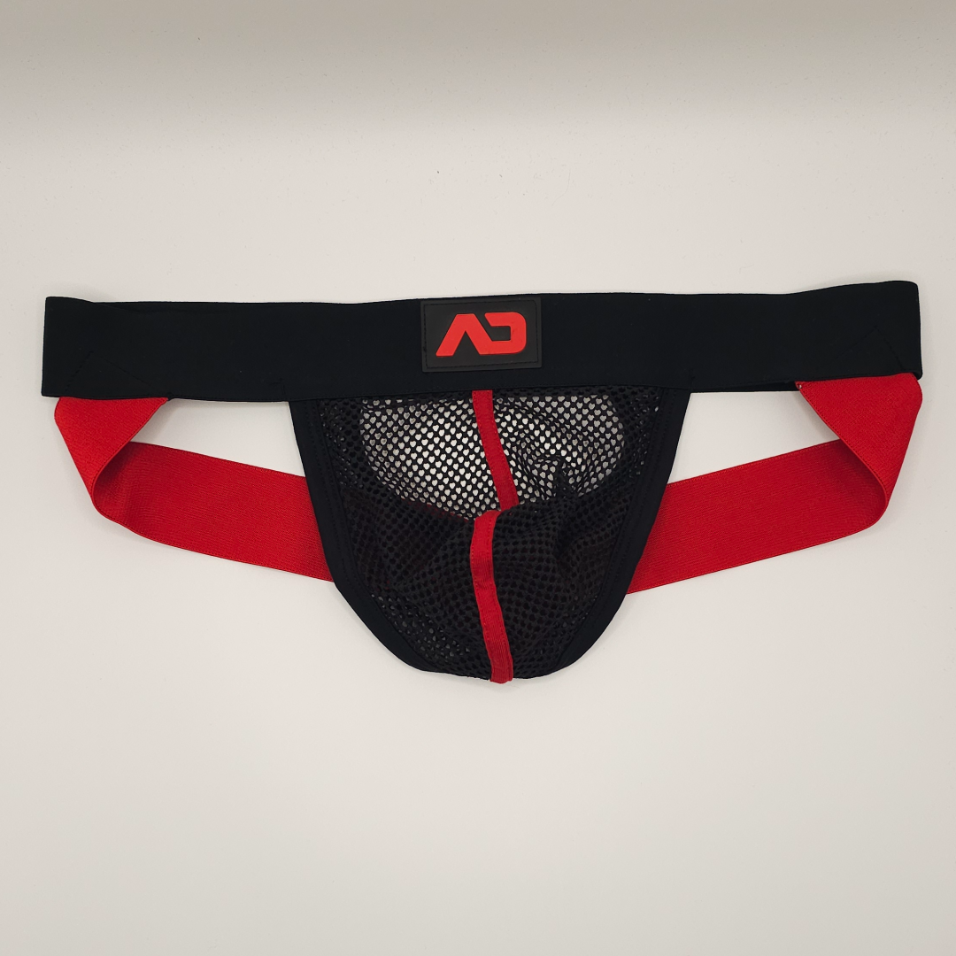 Ad Fetish Fetish Mesh Jockstrap Red Adf05
