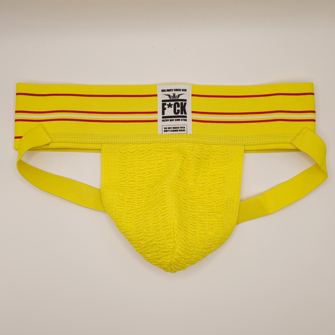 Boxer Barcelona Dirty Biker Jock Yellow