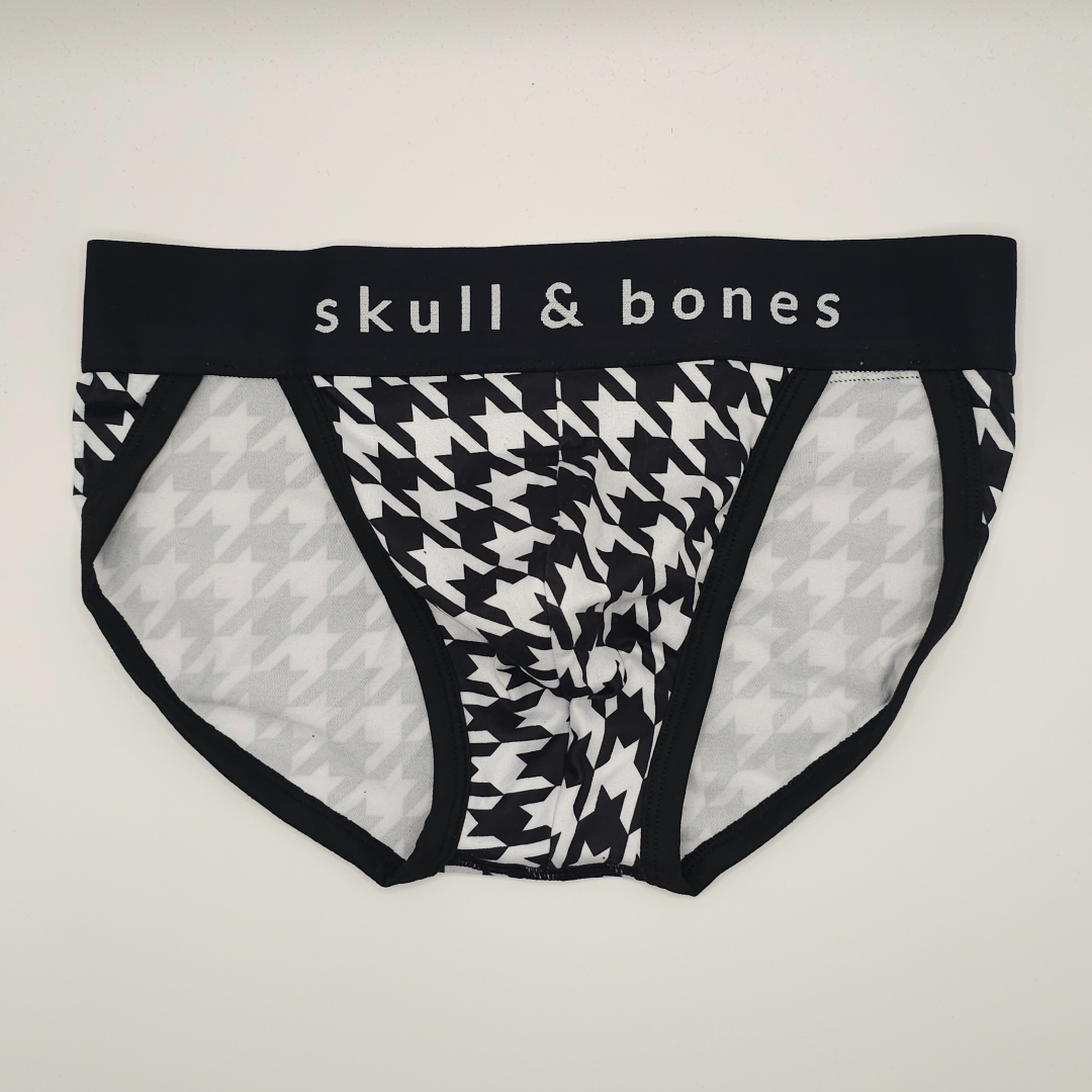Skull & Bones Houndstooth Brief