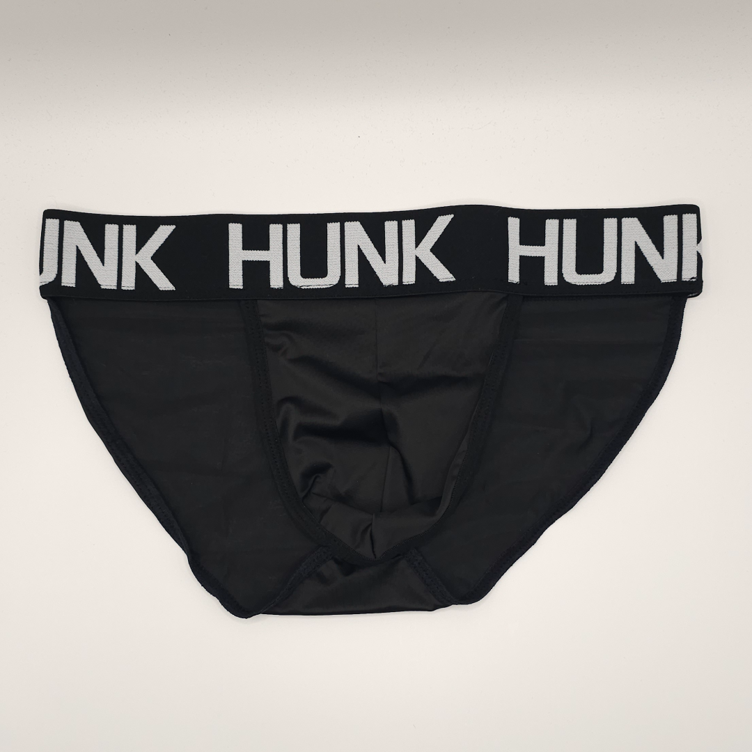 Hunk Black Tanga Briefs