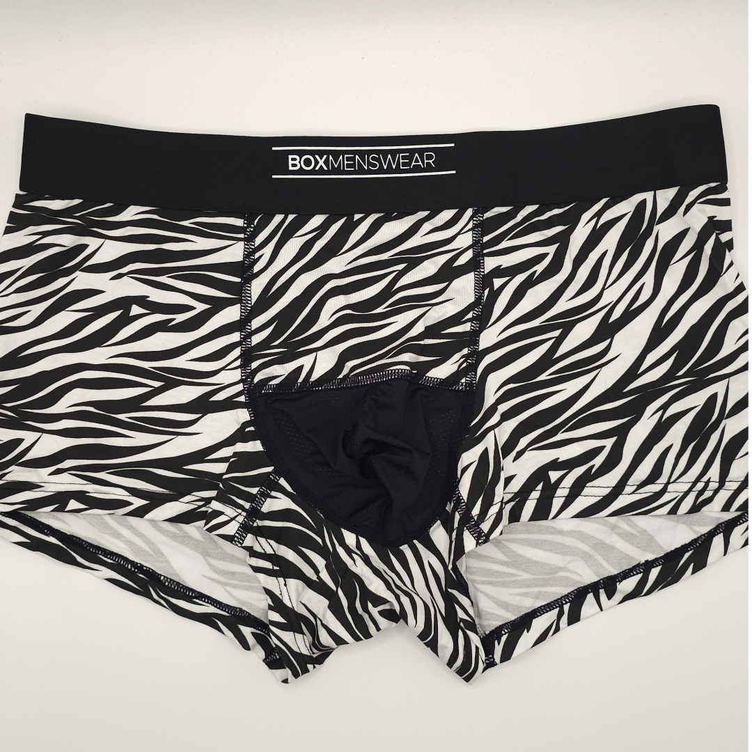 Box Menswear 'just The Tip' Boxers - Zebra