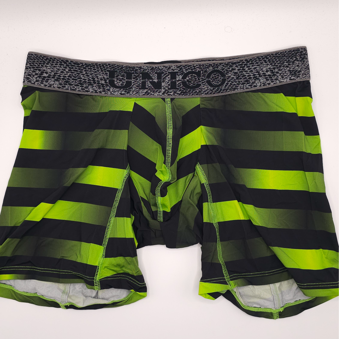 Mundo Unico Trunks (neon Green Stripes)
