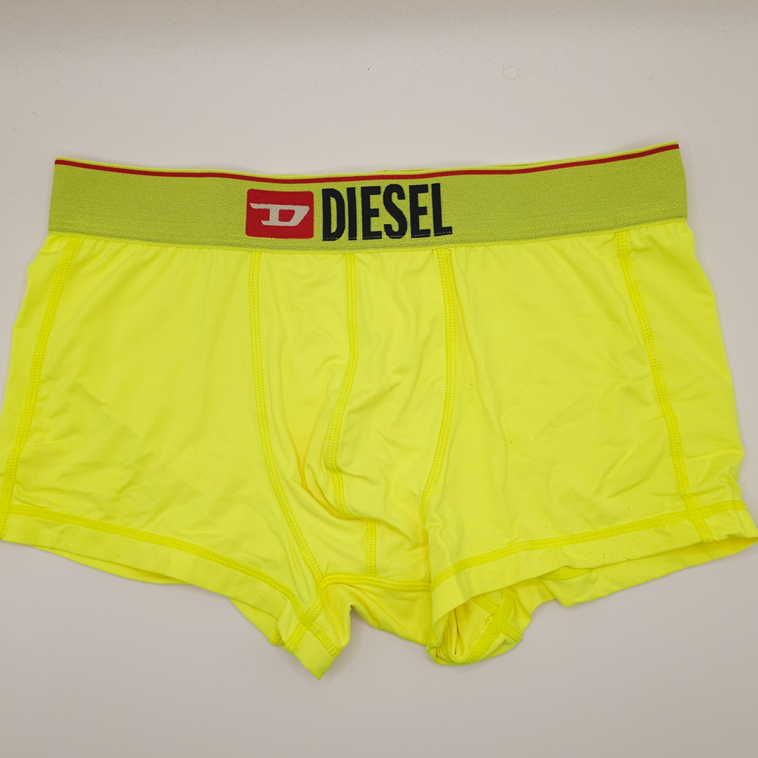 Diesel Umbx Damien Cut Trunks (neon Yellow)