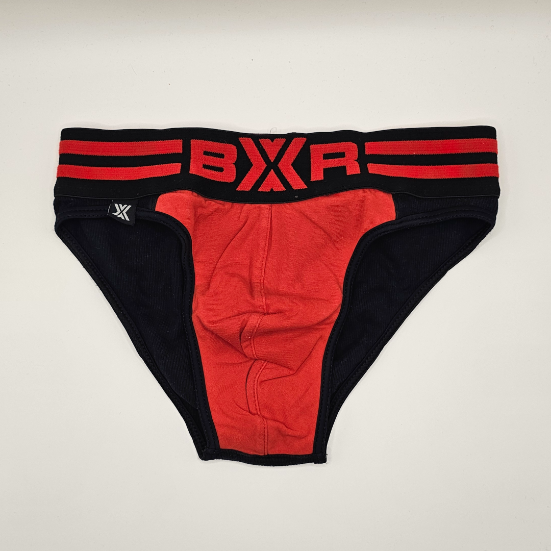 Boxer Barcelona Briefs (black - Red)