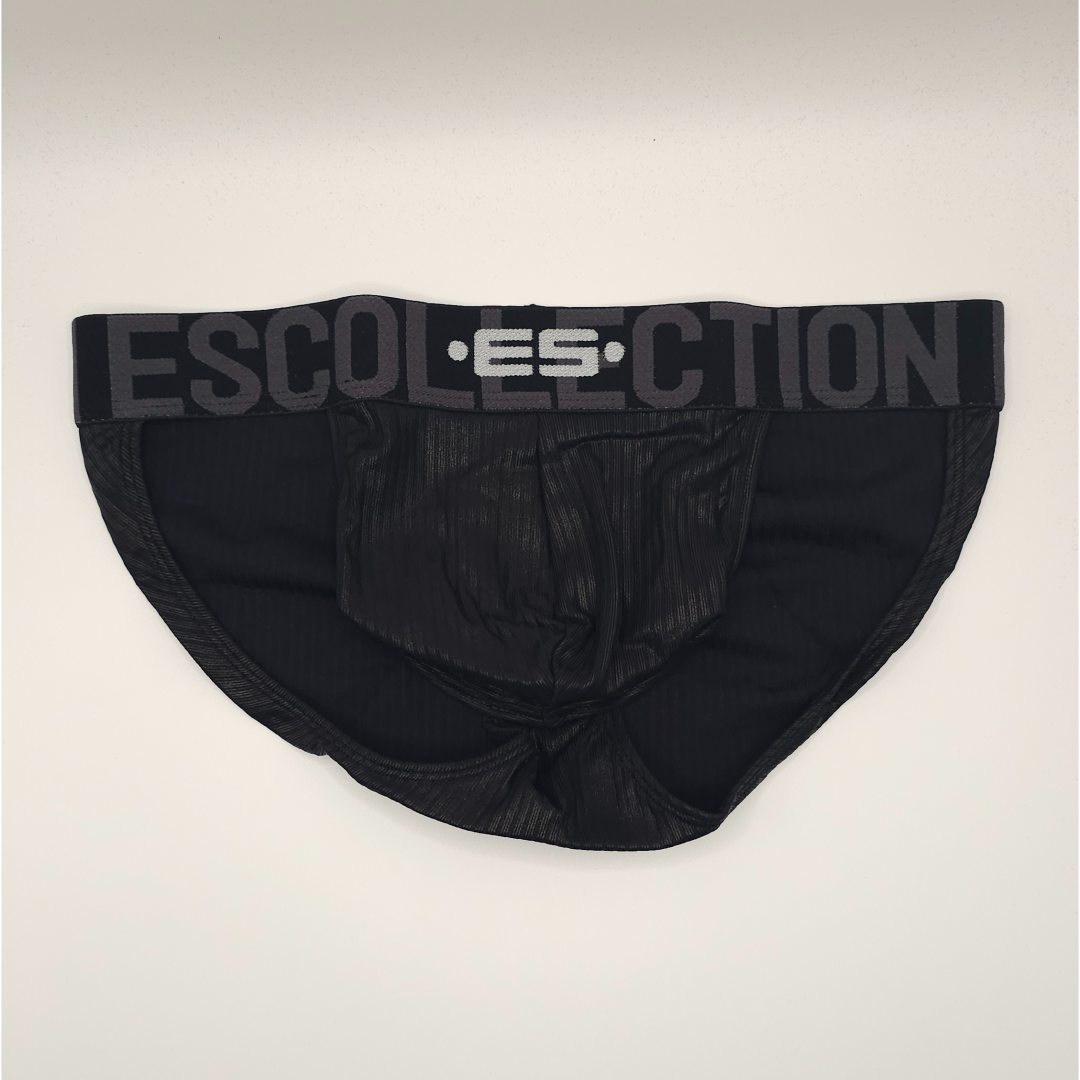 Es Collection Shiny Rib Bikini Brief (black)