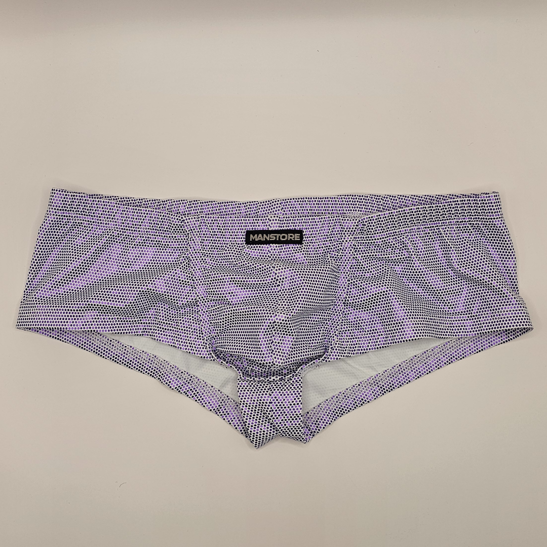 Manstore M2198 Hot Pants (white/purple)