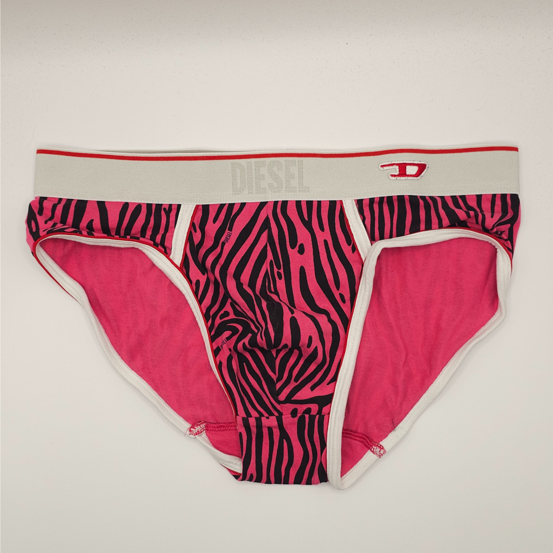 Diesel Pink Zebra Briefs