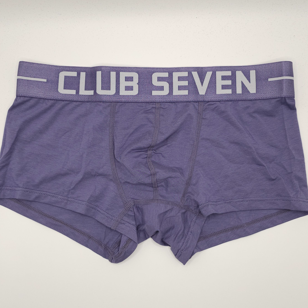 Club Seven Luxe Cotton Passion Purple Trunks