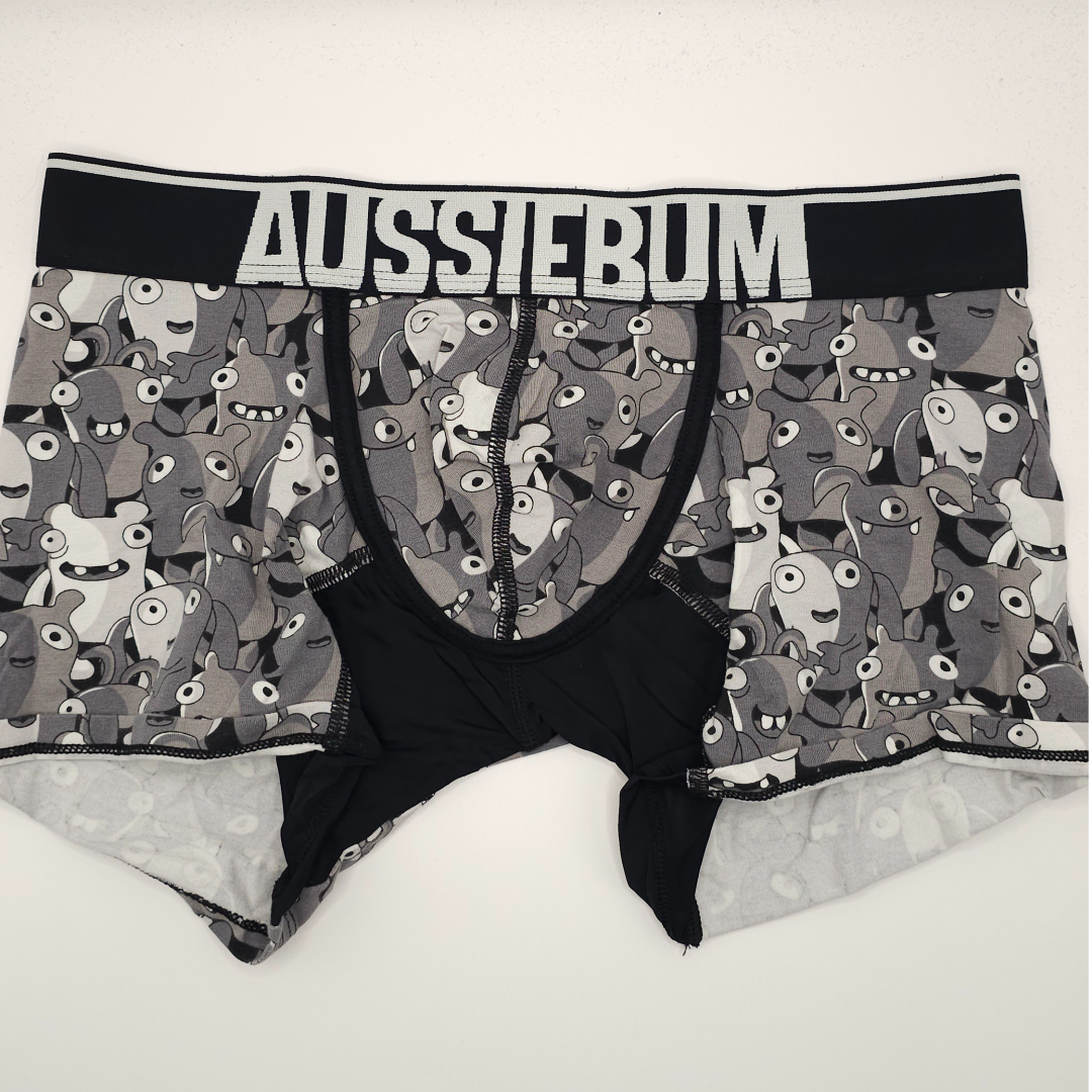 Aussiebum Cottonsoft 2.0 Critters Grey