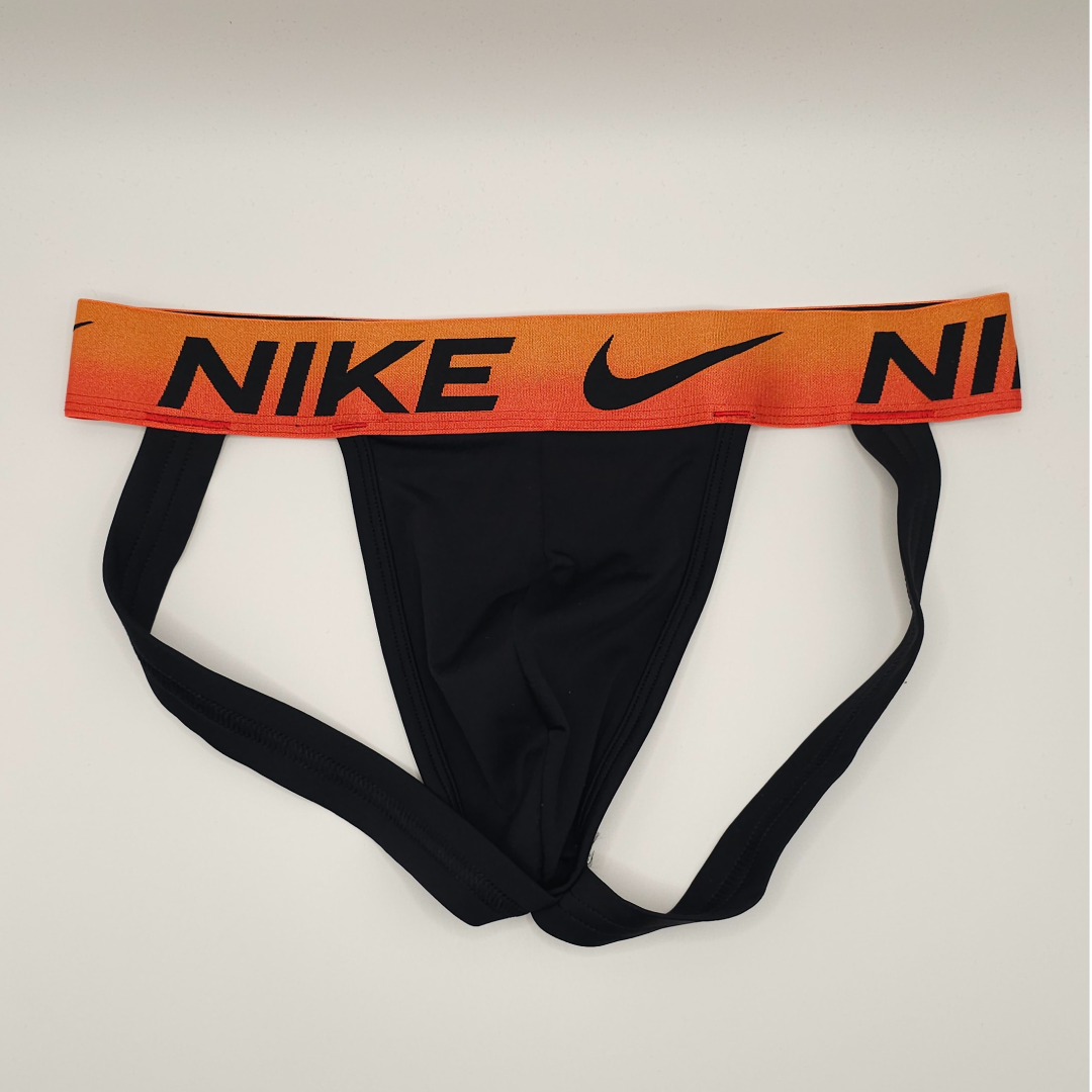 Nike Jockstrap (orange Gradient Waistband)