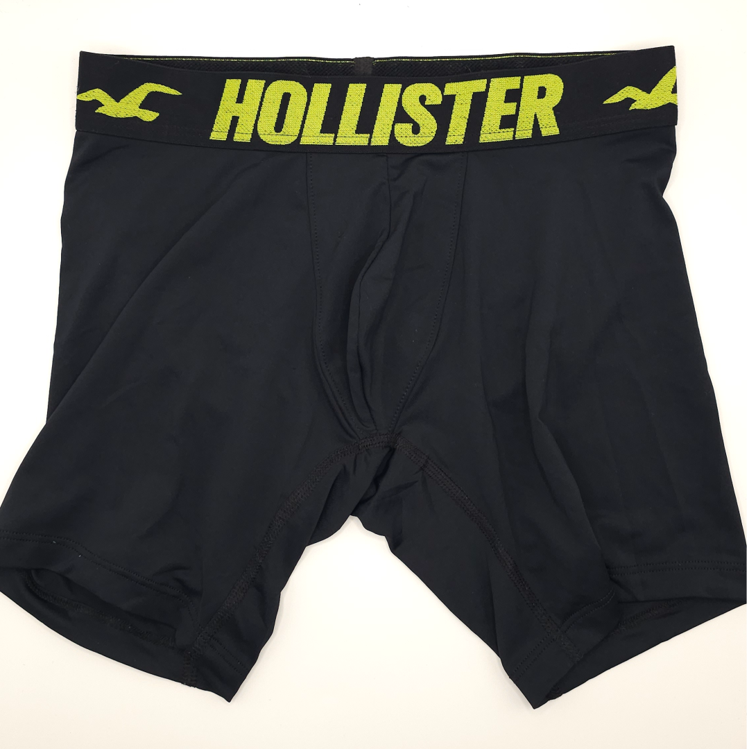 Hollister Boxer Briefs Yellow Logo Waistband